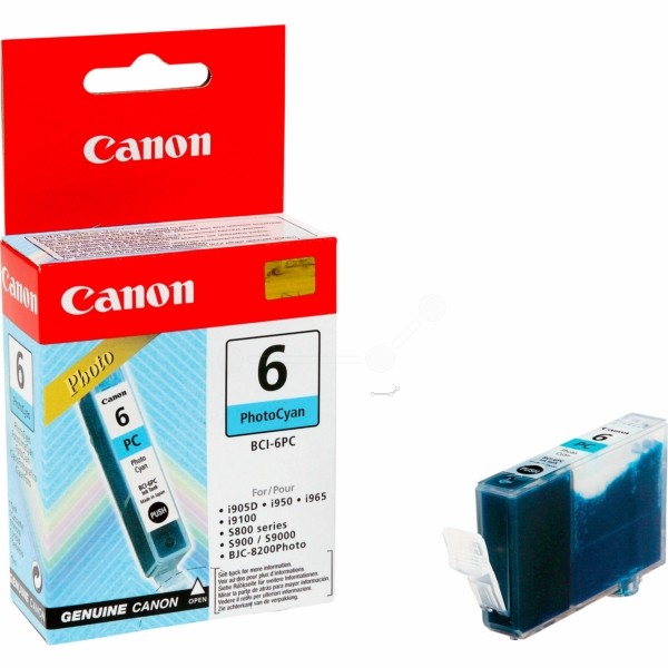 Original Canon 4709A002 / BCI-6 PC Tintenpatrone cyan hell 13 ml 280 Seiten