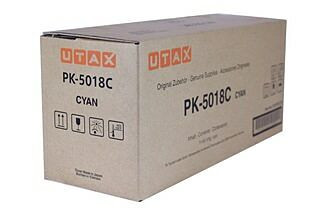 Original Utax 1T02TWCUT0 / PK-5018C Toner cyan 11.000 Seiten