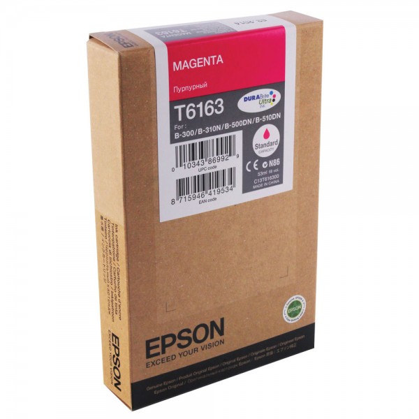 Original Epson C13T616300 / T6163 Tinte magenta 53 ml 3.500 Seiten