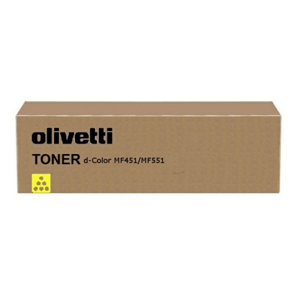 Original Olivetti B0819 Toner-Kit gelb 30.000 Seiten