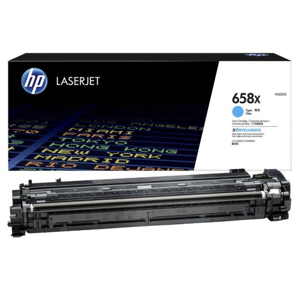 Original HP W2001X / 658X Toner cyan 28.000 Seiten