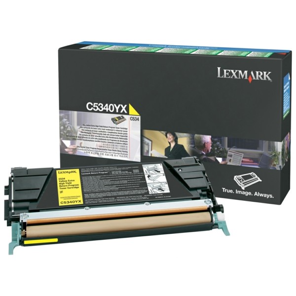 Original Lexmark C5340YX Toner-Kit gelb return program 7.000 Seiten