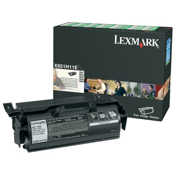 Original Lexmark X651A21E Tonerkartusche schwarz 7.000 Seiten