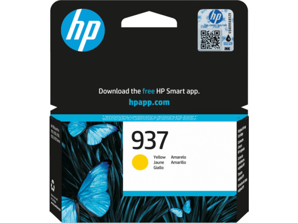 NEUOriginal HP 4S6W4NE / 937 Tinte yellow 800 Seiten