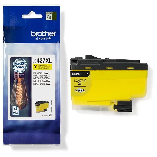 Original Brother LC-427XLY Tinte yellow High-Capacity 5.000 Seiten