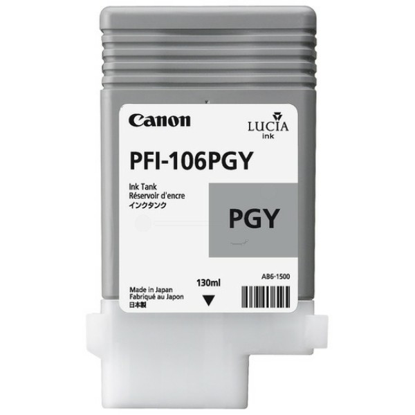 Original Canon 6631B001 / PFI-106 PGY Tintenpatrone fotograu 130 ml