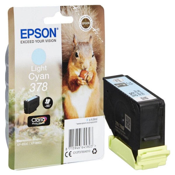 Original Epson C13T37854010 / 378 Tinte photo cyan 4,8 ml 360 Seiten