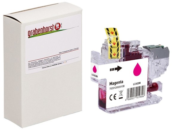 Alternativ Brother LC-422M Tinte magenta 10 ml 550 Seiten