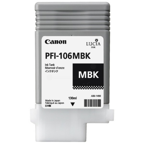 Original Canon 6620B001 / PFI-106 MBK Tintenpatrone schwarz matt 130 ml