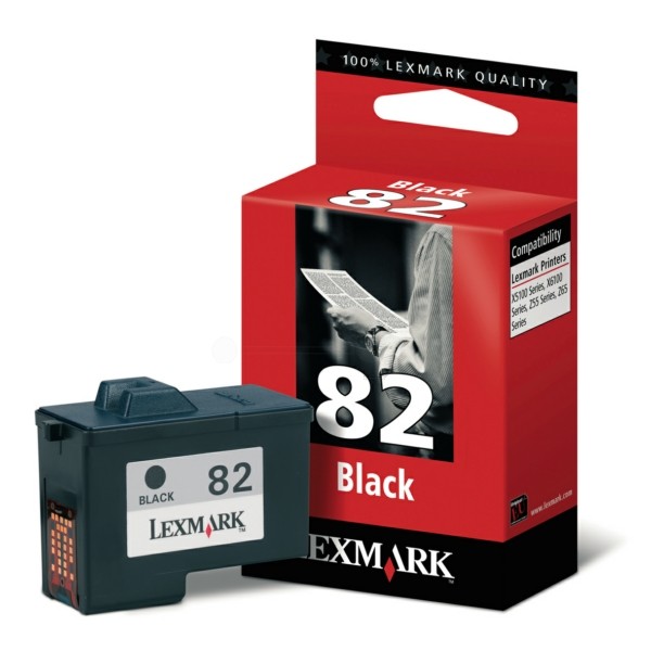 Original Lexmark 18L0032E / 82 Tinte black 13 ml 600 Seiten