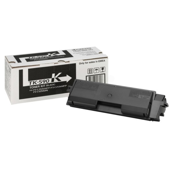 Original Kyocera 1T02KV0NL0 / TK-590 K Toner-Kit schwarz 7.000 Seiten