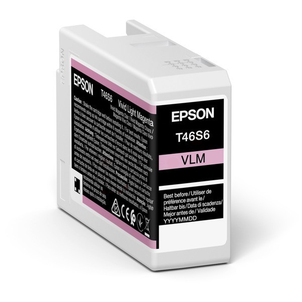 Original Epson C13T46S600 / T46S6 Tintenpatrone magenta hell 25 ml