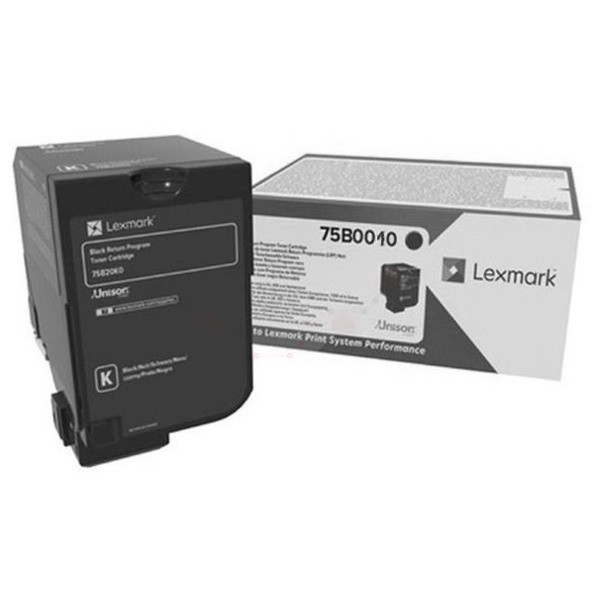 Original Lexmark 75B0010 Toner black 13.000 Seiten