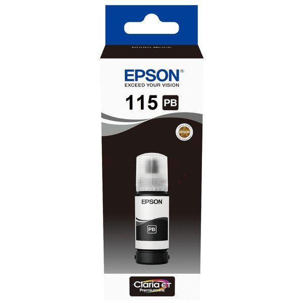 Original Epson C13T07D14A / 115 Tinte black pigmentiert 70 ml 6.200 Seiten