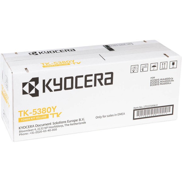 NEUOriginal Kyocera 1T02Z0ANL0 / TK-5380Y Toner yellow 10.000 Seiten
