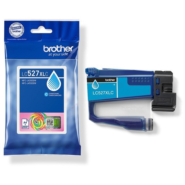 NEUOriginal Brother LC-527XLC Tinte cyan High-Capacity 2.000 Seiten