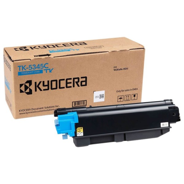 Original Kyocera 1T02ZLCNL0 / TK-5345C Toner cyan 9.000 Seiten