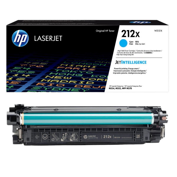 Original HP W2121X / 212X Tonerkartusche cyan 10.000 Seiten