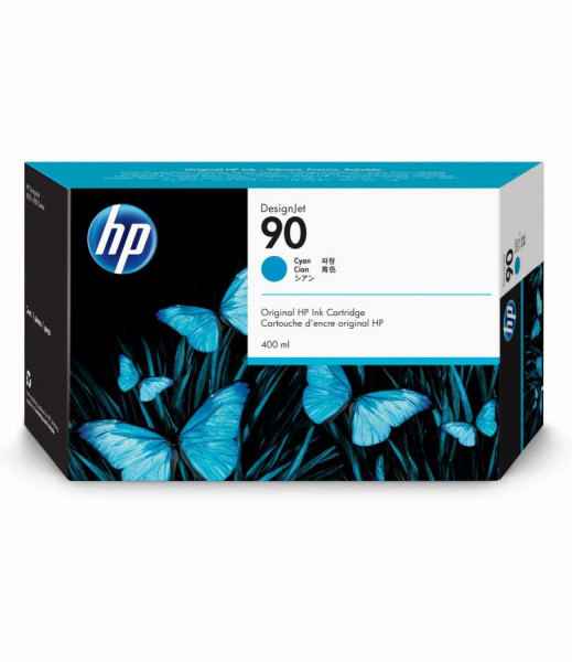 Original HP C5061A / 90 Tinte cyan 400 ml 750 Seiten
