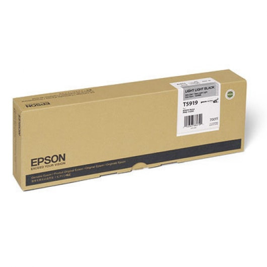 Original Epson C13T591900 / T5919 Tinte light light black 700 ml