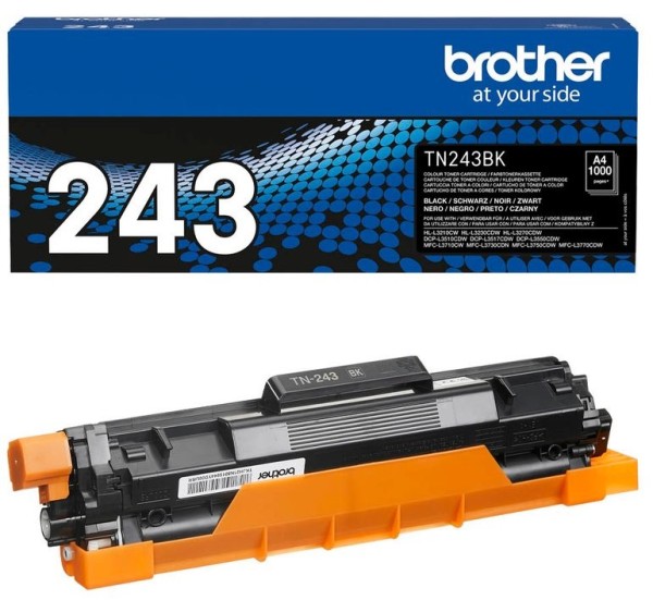 Original Brother TN-243BK Toner black 1.000 Seiten