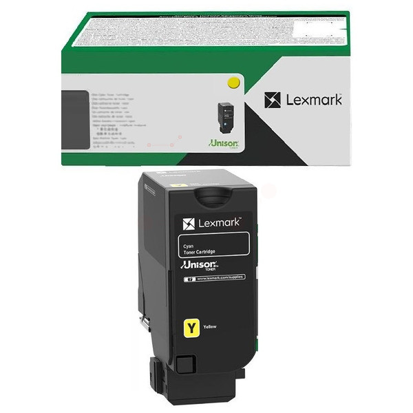 Original Lexmark 71C2XY0 Toner yellow extra High-Capacity return program 12.500 Seiten