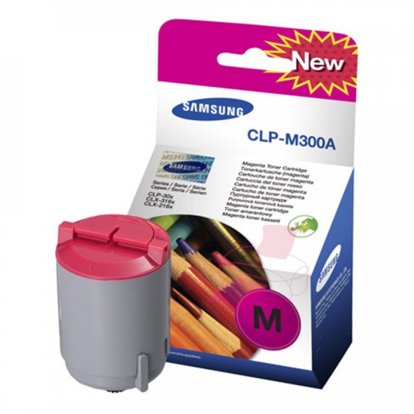 Original Samsung CLP-M300A Toner magenta 1.000 Seiten