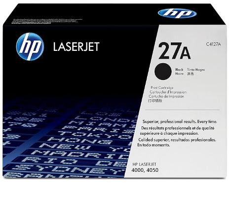 Original HP C4127A / 27A Toner black 6.000 Seiten