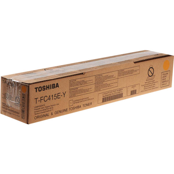 Original Toshiba 6AJ00000182 / T-FC 415 EY Toner yellow 33.600 Seiten