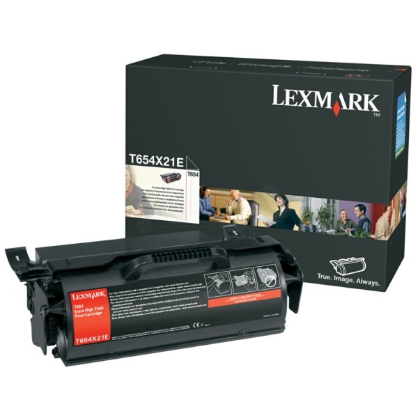 Original Lexmark T654X21E Tonerkartusche schwarz 36.000 Seiten