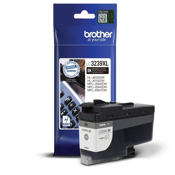 Original Brother LC3239XLBK Tintenpatrone schwarz 6.000 Seiten