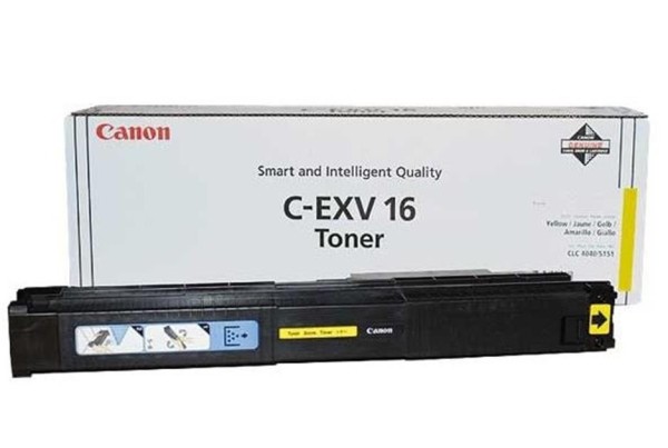 Original Canon 1066B002 / C-EXV16Y Toner yellow 36.000 Seiten