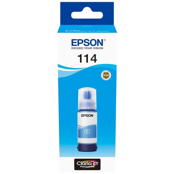 Original Epson C13T07B240 / 114 Tinte cyan 70 ml