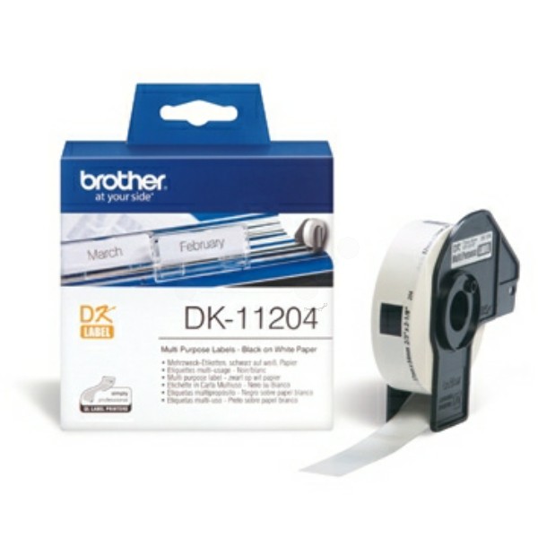 Original Brother DK11204 DirectLabel Etiketten 400