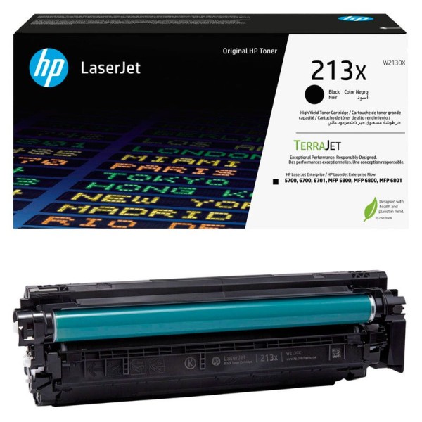 Original HP W2130X / 213X Toner black High-Capacity 9.000 Seiten