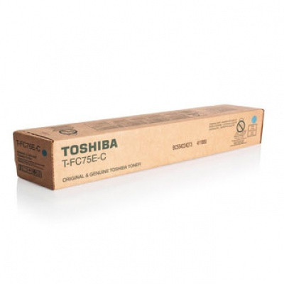 Original Toshiba 6AK00000251 / T-FC75EC Toner cyan 35.400 Seiten