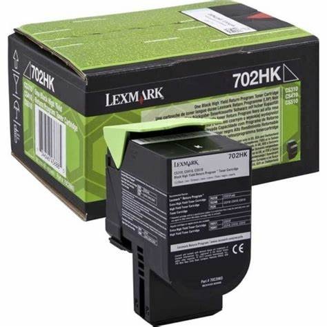 Original Lexmark 70C2HK0 / 702HK Toner black return program 4.000 Seiten
