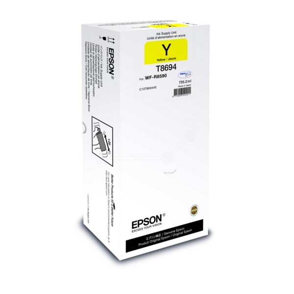 Original Epson C13T869440 / T8694 Tintenpatrone gelb 735,2 ml 75.000 Seiten