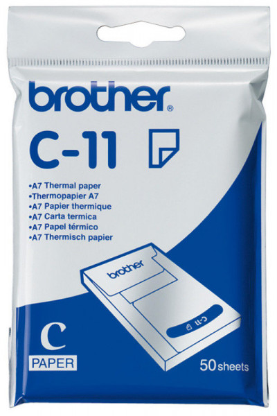 Original Brother C11 Thermo-Transfer-Papier DIN A7 50 Seiten