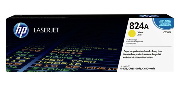 Original HP CB382A / 824A Toner yellow 21.000 Seiten