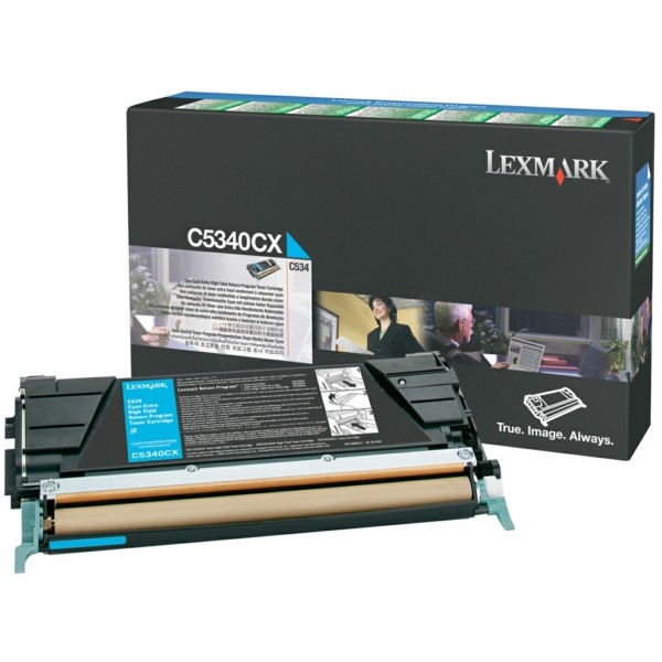 Original Lexmark C5340CX Toner-Kit cyan return program 7.000 Seiten