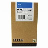 Original Epson C13T603200 / T6032 Tinte cyan 220 ml