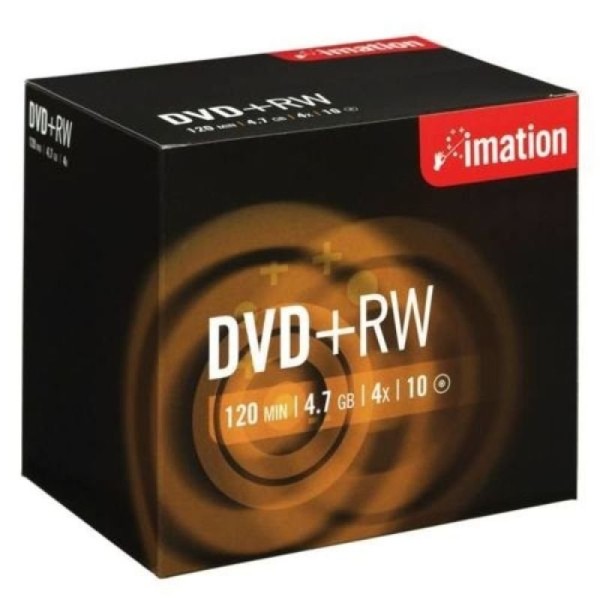 Original Imation DVD+RW (wiederbeschreibbar), 4,7GB in Jewel Case