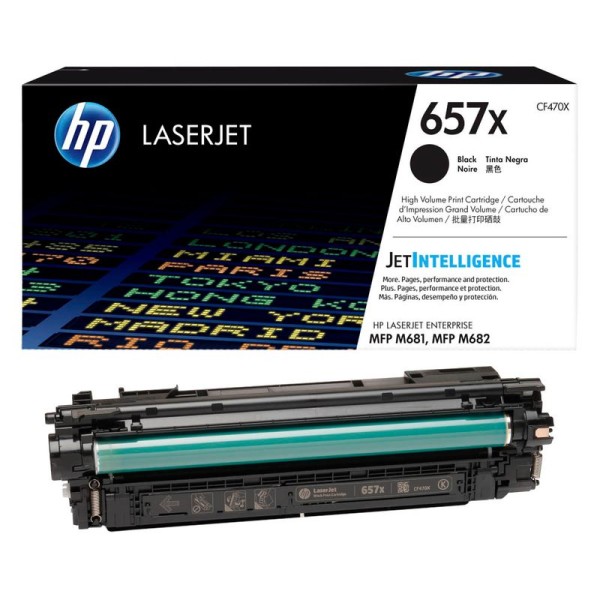 Original HP CF470X / 657X Toner black 28.000 Seiten