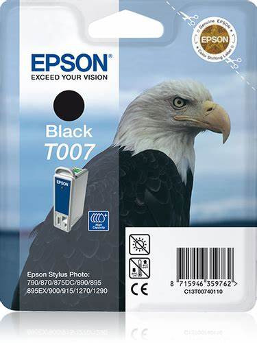 Original Epson C13T00740110 / T007 Tinte black 16 ml 540 Seiten
