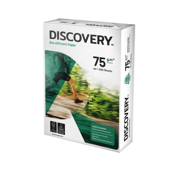 Kopierpapier Discovery A4 75g, 1 Palette (100.000 Blatt)