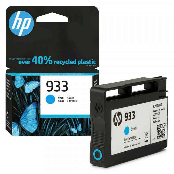 Original HP CN058AE / 933 Tinte cyan 4 ml 330 Seiten