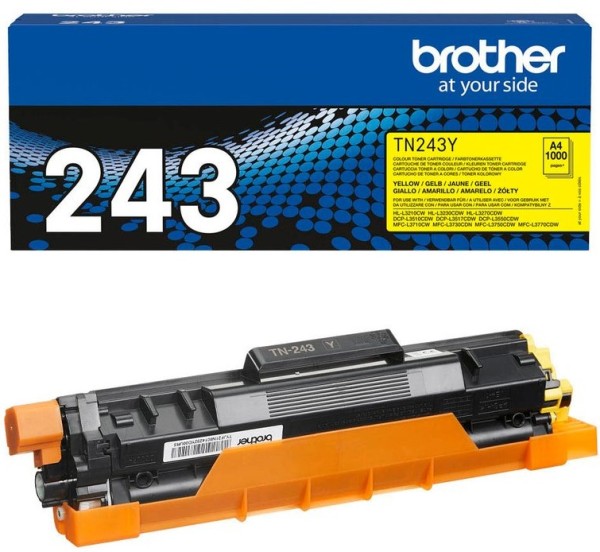 Original Brother TN-243Y Toner yellow 1.000 Seiten