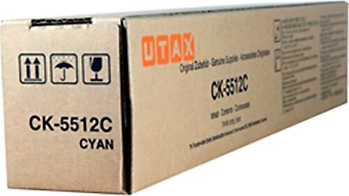 Original Utax 1T02R6CUT0 / CK-5512C Toner cyan 15.000 Seiten