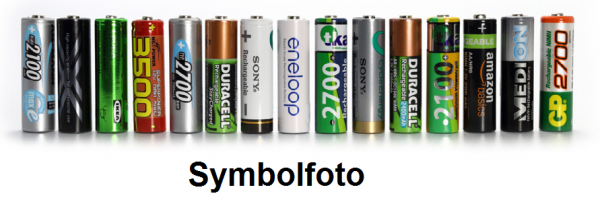 Batterie AAA / Micro, Zink-Kohle, 1,5V, 4-er Pack